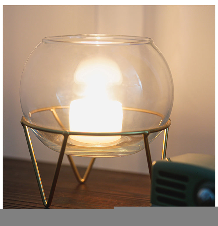 Mini Glass Hydroponic Plant Vase for Home Decor