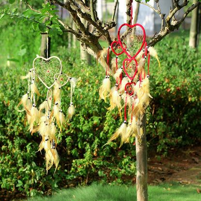 Five Ring Dream Catcher Decorative Wall Art