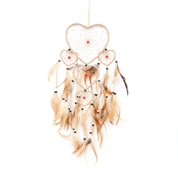 Five Ring Dream Catcher Decorative Wall Art