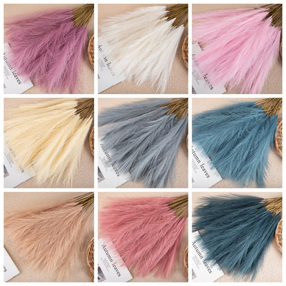 Mini Pampas Grass Artificial Flowers for Home Decor