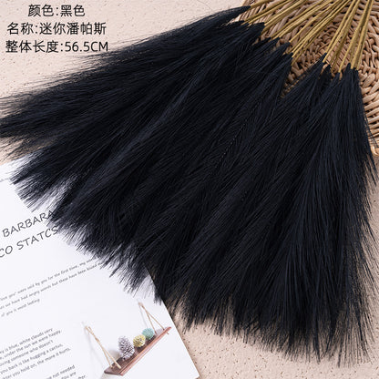 Mini Pampas Grass Artificial Flowers for Home Decor
