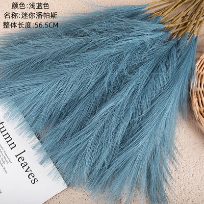 Mini Pampas Grass Artificial Flowers for Home Decor
