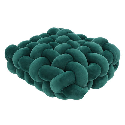 Woven Square Plush Cushion for Creative Home Decor