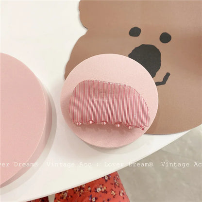 Hot Ins Checkered Hair Claw Clip Acrylic Acetate Black White Colorful Mosaic Grid Plaid Hair Clips Clamp Grab Women Accessories