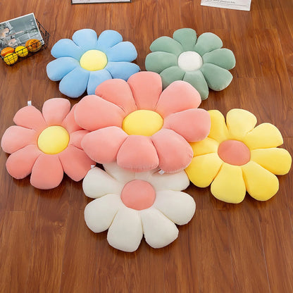 40cm Stuffed Flower Cushion Girly Room Decor Daisy Setting For Kids Bedroom Seat Pillow Pillow Bay Window Pink Flower Pillow