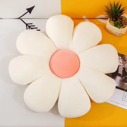 40cm Stuffed Flower Cushion Girly Room Decor Daisy Setting For Kids Bedroom Seat Pillow Pillow Bay Window Pink Flower Pillow