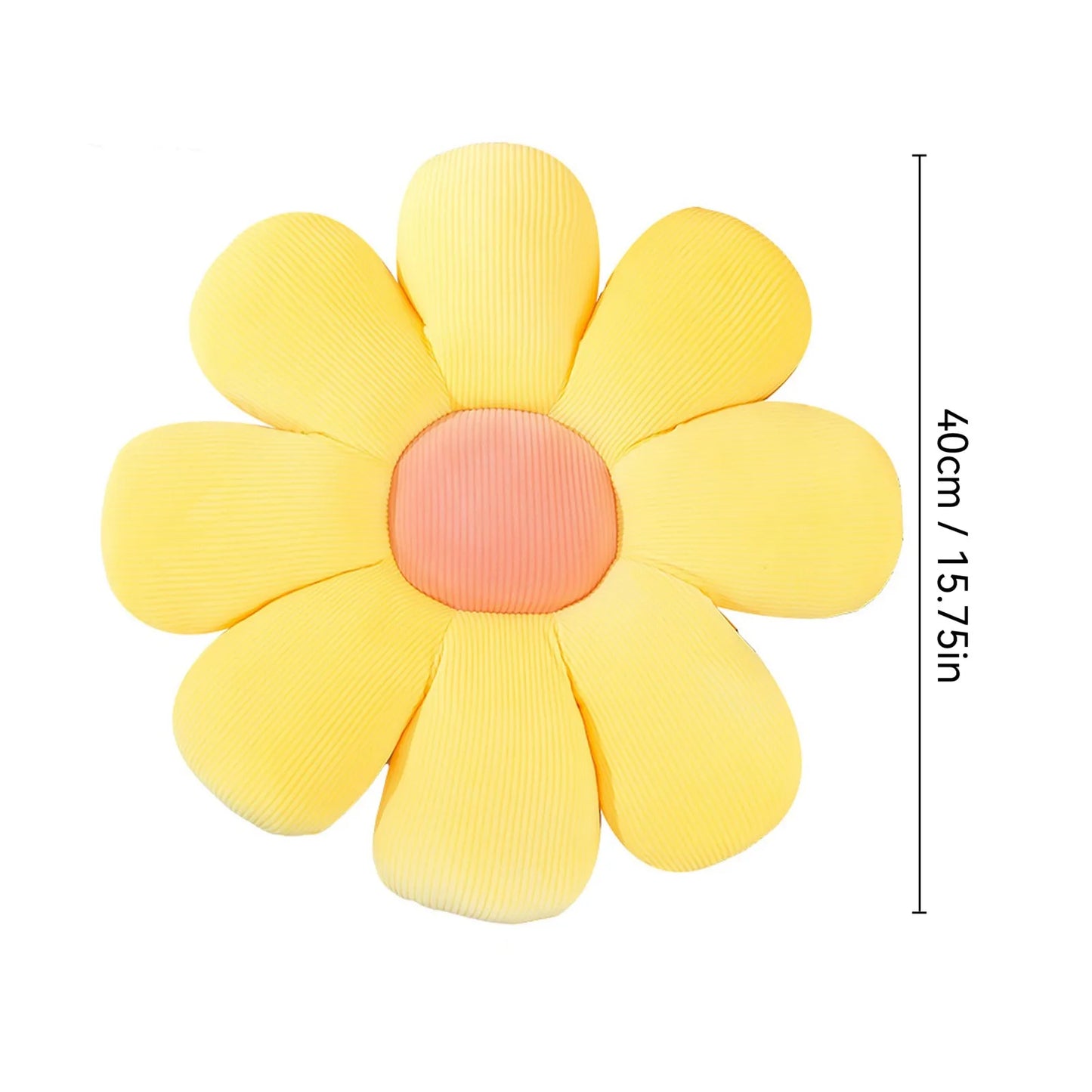 40cm Stuffed Flower Cushion Girly Room Decor Daisy Setting For Kids Bedroom Seat Pillow Pillow Bay Window Pink Flower Pillow