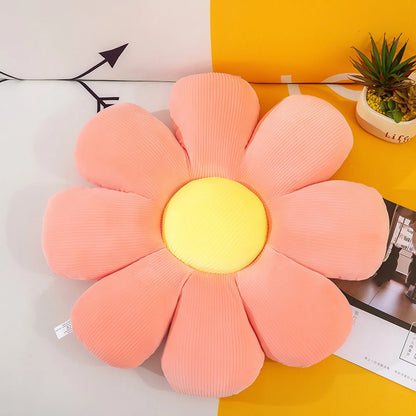 40cm Stuffed Flower Cushion Girly Room Decor Daisy Setting For Kids Bedroom Seat Pillow Pillow Bay Window Pink Flower Pillow
