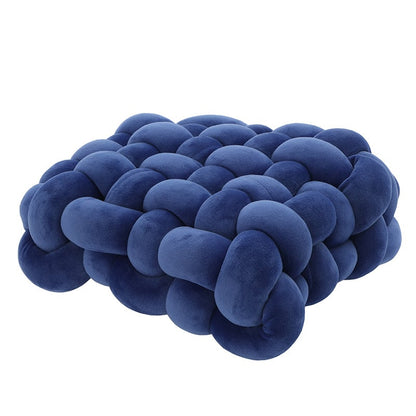 Woven Square Plush Cushion for Creative Home Decor