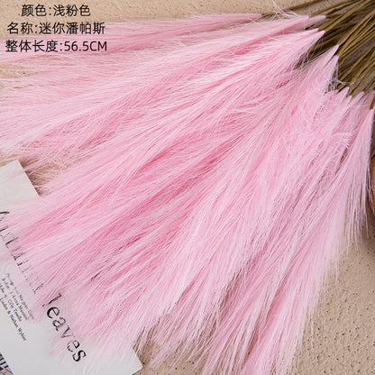 Mini Pampas Grass Artificial Flowers for Home Decor
