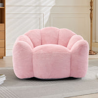 Pink Daydream Faux Fur Bean Bag Chair