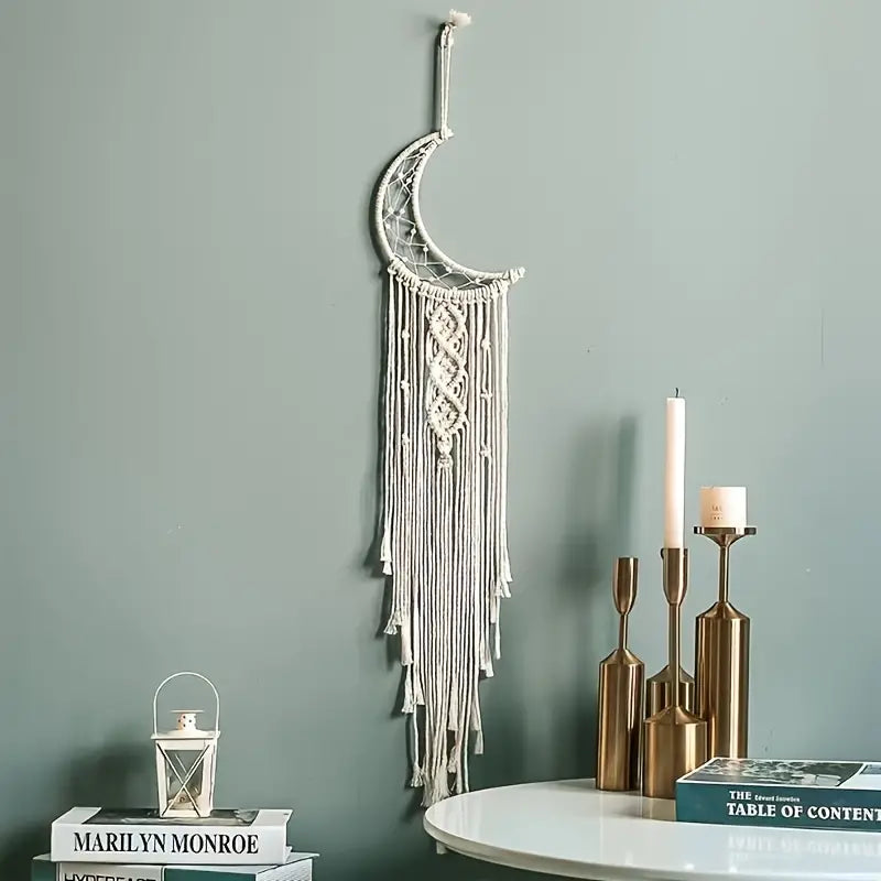 Handwoven Dream Catcher Tapestry for Home Decor