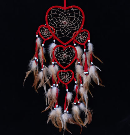 Five Ring Dream Catcher Decorative Wall Art