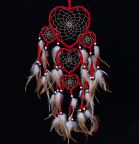 Five Ring Dream Catcher Decorative Wall Art