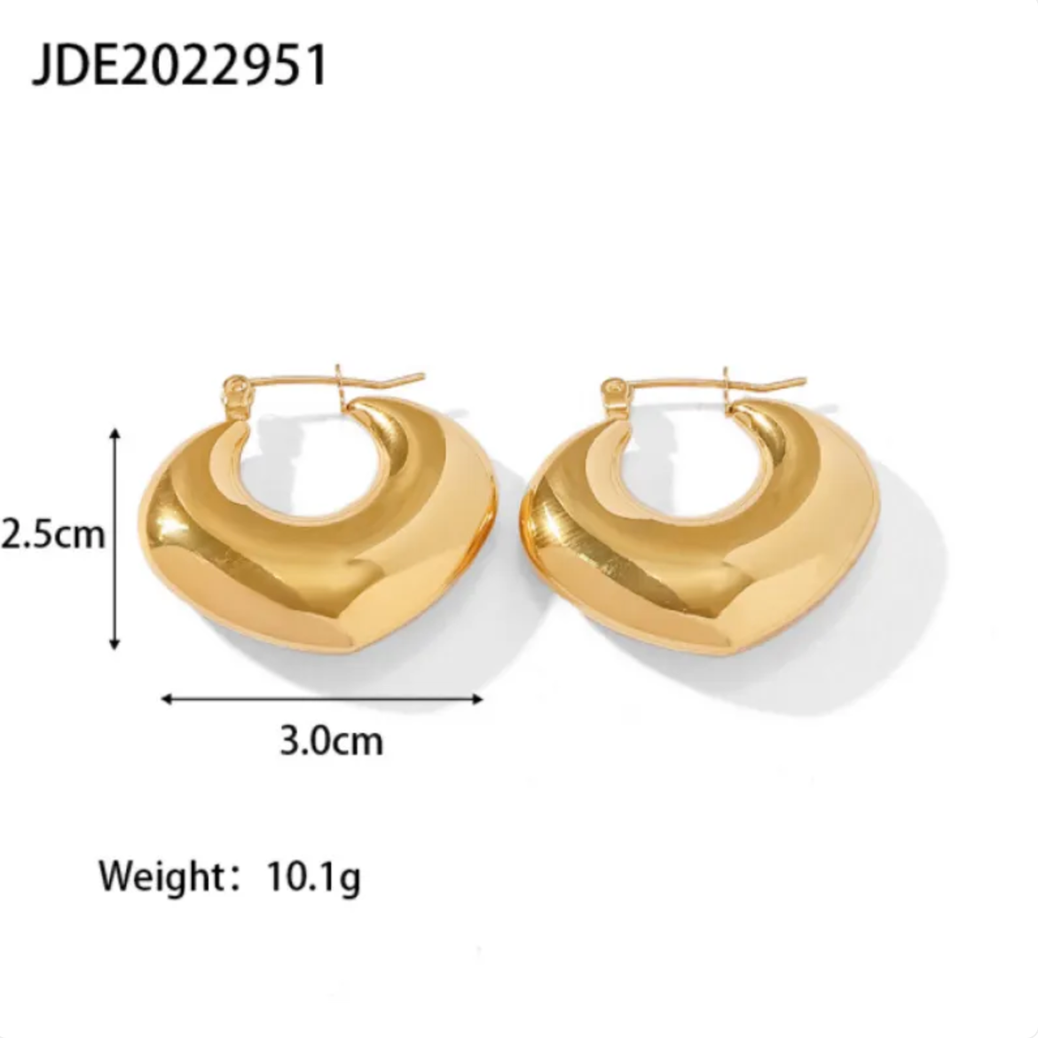 Geometric Stainless Steel Vintage Earrings