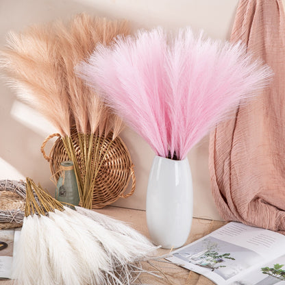 Mini Pampas Grass Artificial Flowers for Home Decor